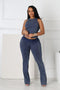 Mina Mineral Washed Flare Pants